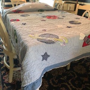 Pottery Barn Kids twin quilt